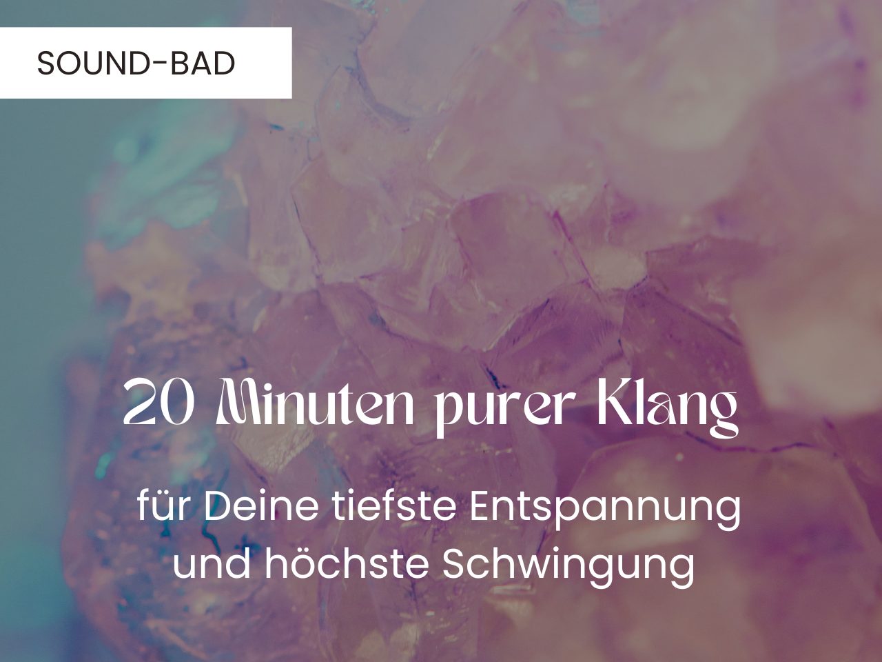 Gönne Dir diese 20 Minuten Sound immer dann, wenn Du Dir selbst neue Energie schenken und tief entspannen möchtest. Und spüre, wie Dein Nervensystem mit der Zeit immer entspannter und Deine Schwingung immer höher wird.
